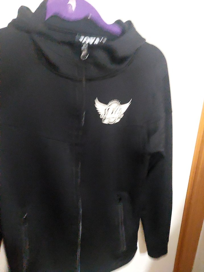 Joya Fight Gear S beden Siyah Kapşonlu Spor üst - Görsel 2