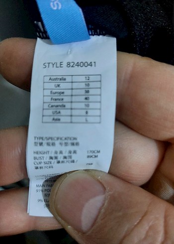 Sunseeker 38 beden siyah kadın mayo - Görsel 9