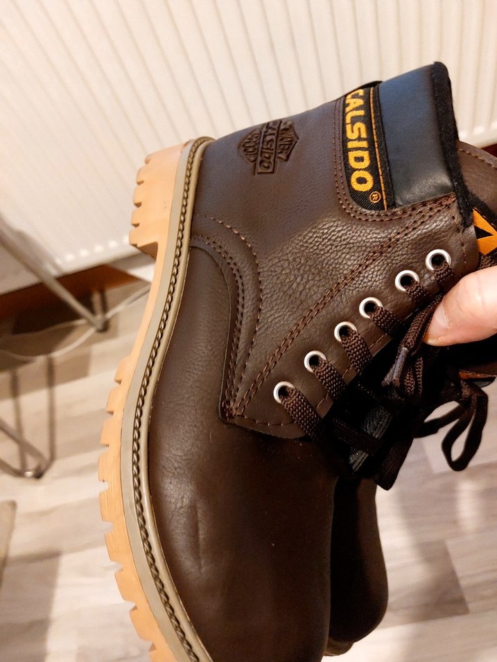 Calsido 40 numara koyu kahverengi Erkek Bot - Görsel 5