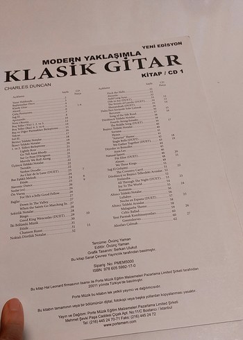 Modern Yaklaşımla Klasik Gitar Kitap/CD 1 - Görsel 3