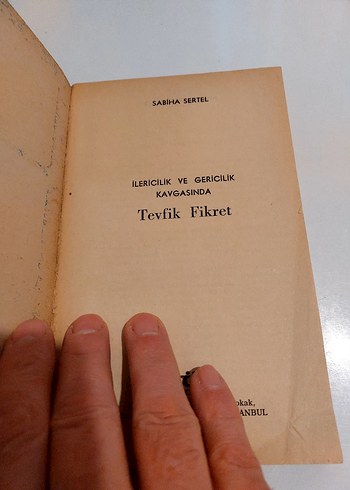 Tevfik Fikret - Sabiha Sertel Kitap - Görsel 4