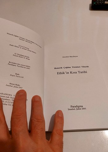 Ethik'in Kısa Tarihi - Alasdair MacIntyre - Görsel 5