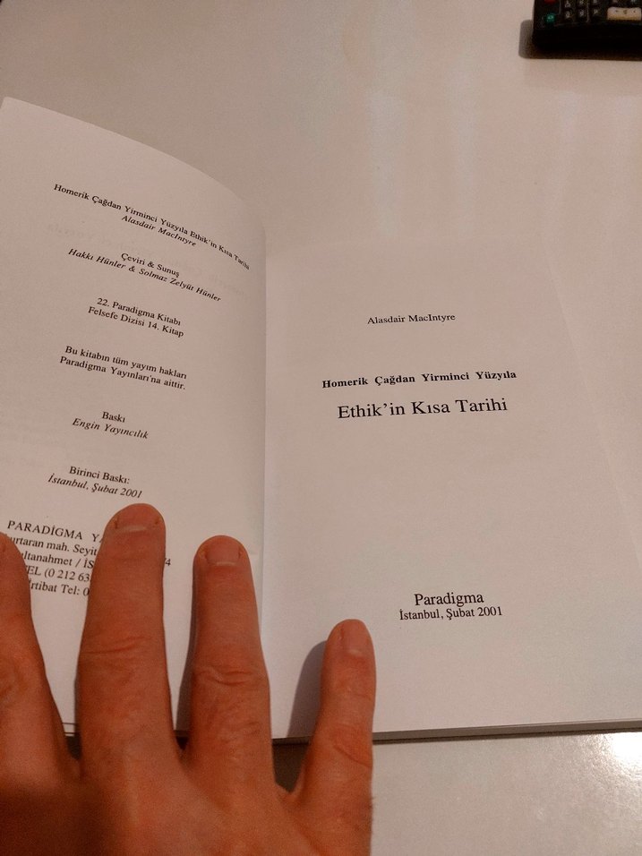 Ethik'in Kısa Tarihi - Alasdair MacIntyre - Görsel 5