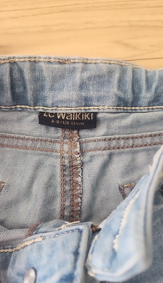 Erkek çocuk Rahat Kesim Denim Şort - Görsel 2