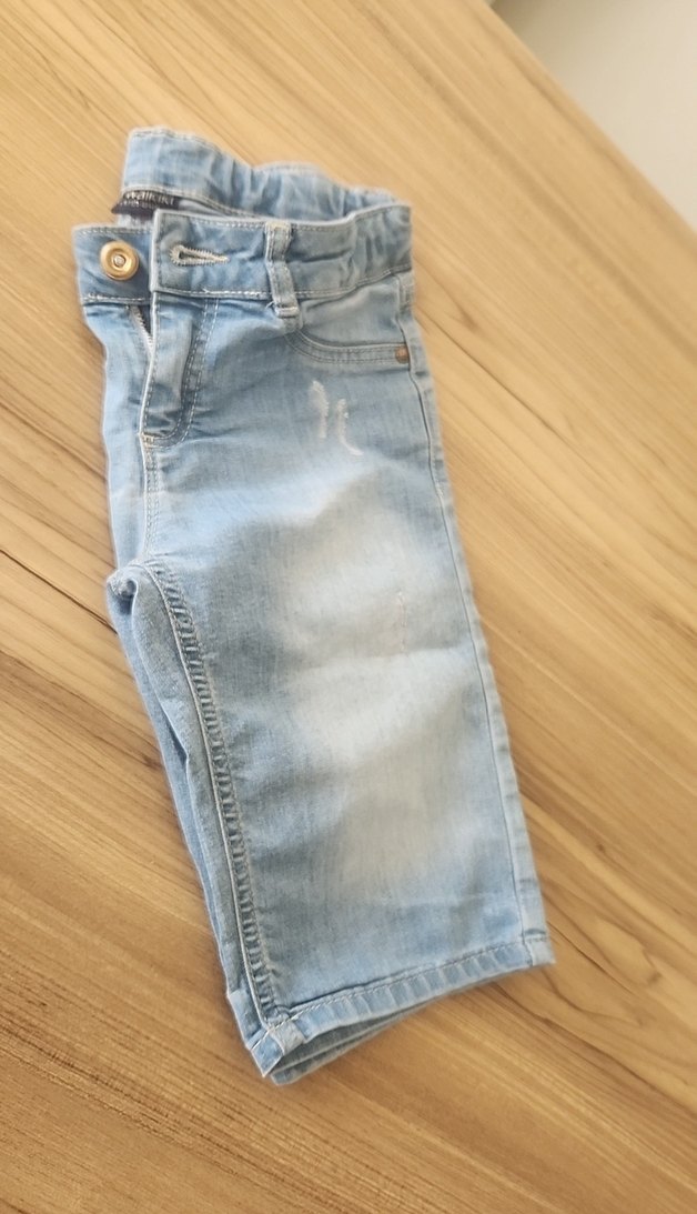 Erkek çocuk Rahat Kesim Denim Şort - Görsel 3