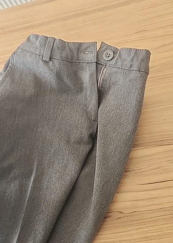 Gri  okul Kumaş Pantolonu - Görsel 2