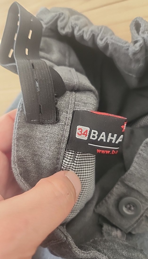 Gri  okul Kumaş Pantolonu - Görsel 3