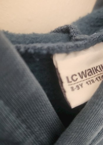 Erkek Çocuk Mavi Kapüşonlu Sweatshirt - Görsel 3