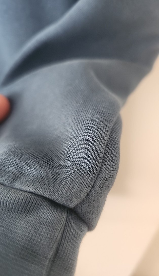 Erkek Çocuk Mavi Kapüşonlu Sweatshirt - Görsel 2