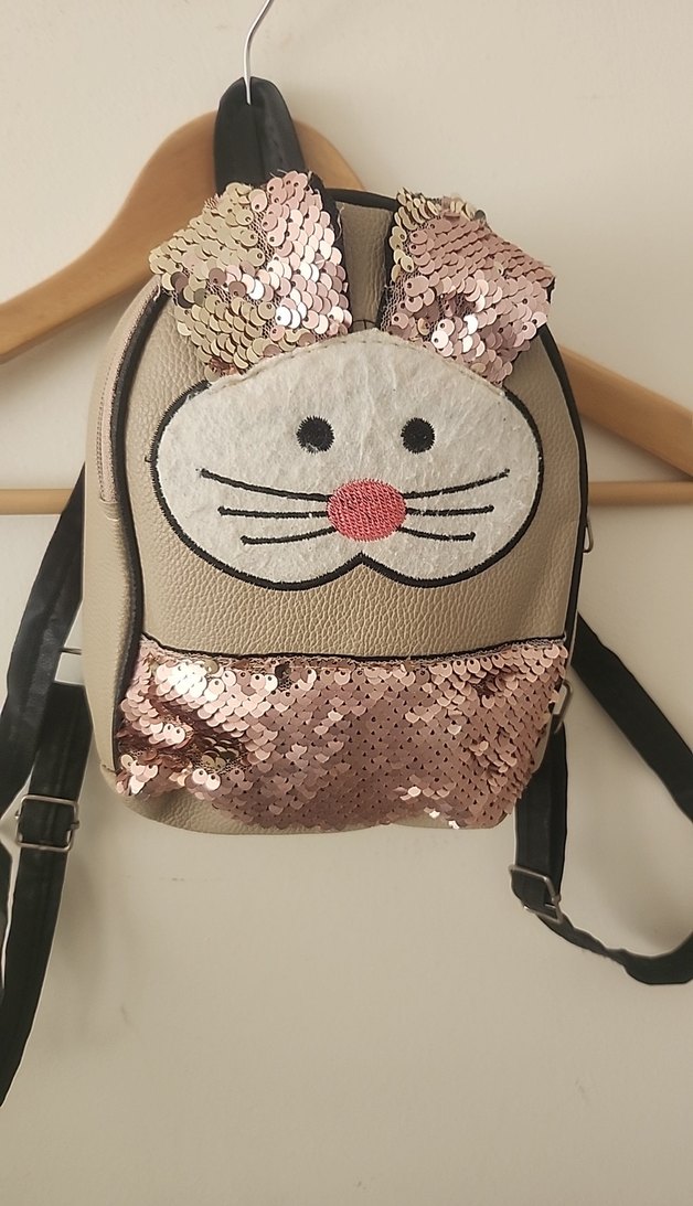 Çocuklar için Tavşan Figürlü Sırt Çantası - Görsel 2