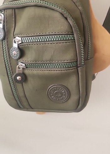 yeşil Bucklelı Çapraz Çanta - Görsel 6