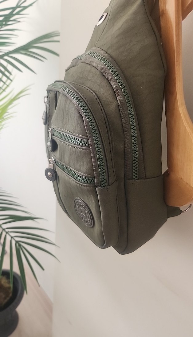 yeşil Bucklelı Çapraz Çanta - Görsel 5