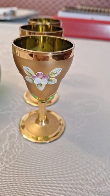 Beden Bohemia kristal likör takımı