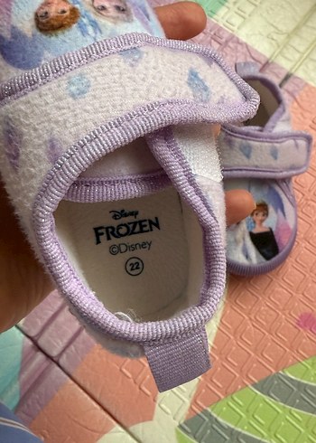 Kız Çocuk Mor Kaydırmaz Ev Terliği - Görsel 2