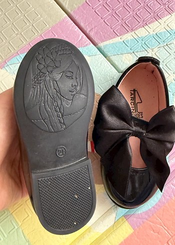 Kız Çocuk Siyah Fiyonklu Babet - Görsel 2