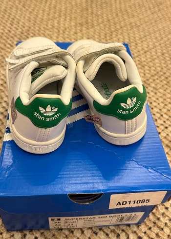 Kız Çocuk Beyaz Spor Ayakkabı Velcro - Görsel 3