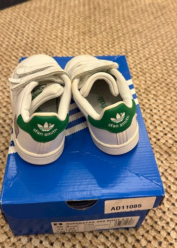 Kız Çocuk Beyaz Spor Ayakkabı Velcro - Görsel 4