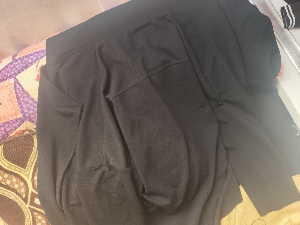 Kadın Siyah Midi Uzun Kollu Geniş Kesim Elbise - Görsel 2