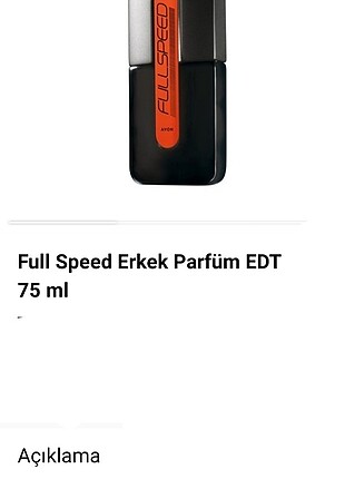  Beden FULL SPEED TURBO ERKEK PARFÜMÜ--75ml.--