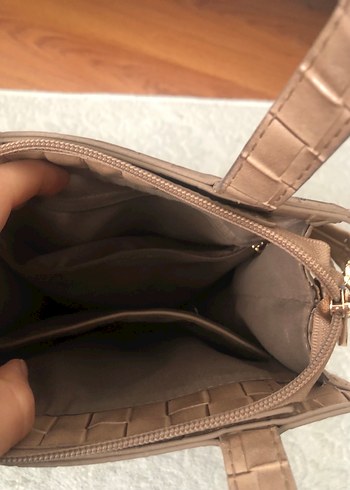 Deri  çanta yurtdışı ürünü Trendy Kadın Omuz Çantası - Görsel 4