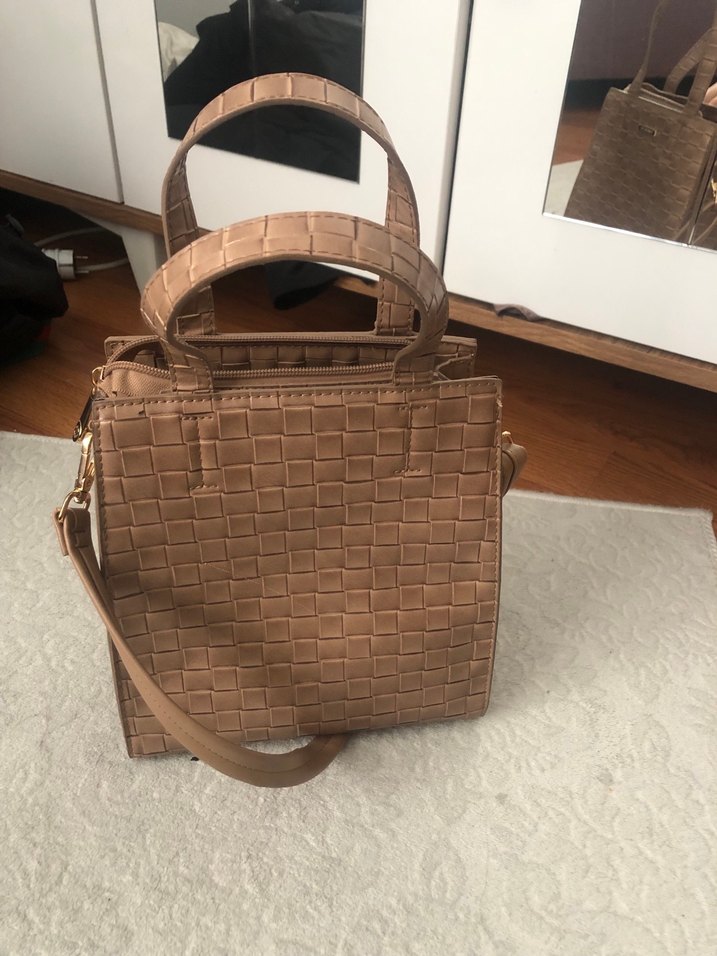 Deri  çanta yurtdışı ürünü Trendy Kadın Omuz Çantası - Görsel 5