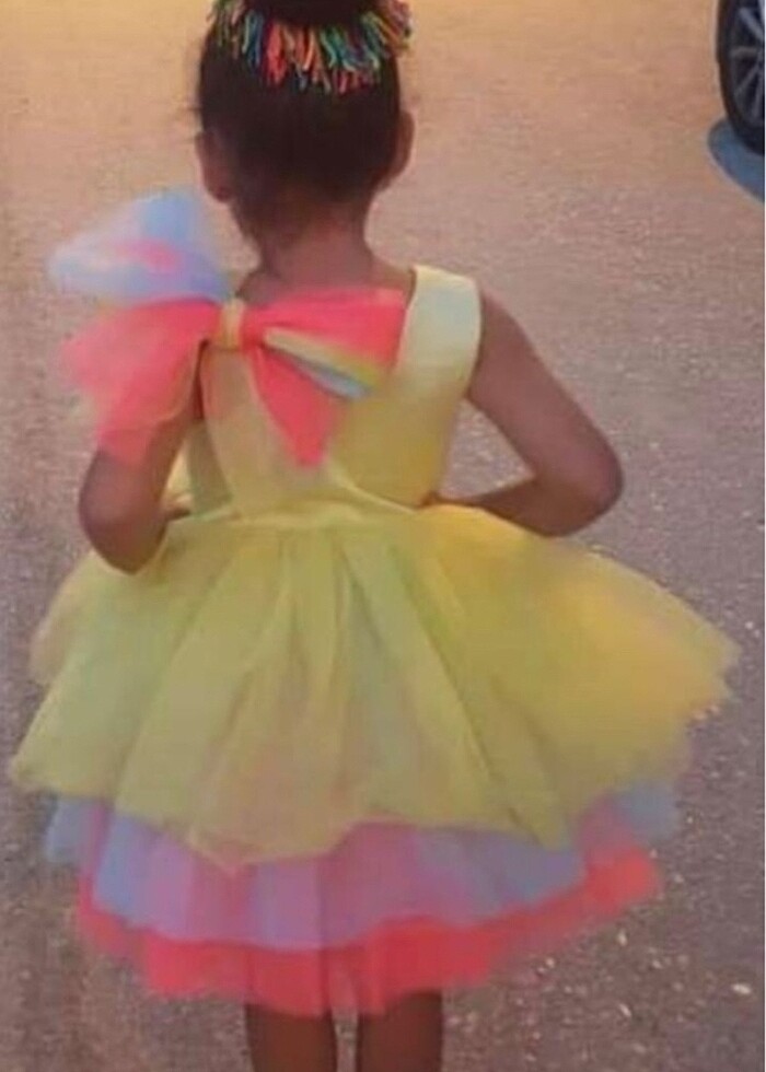 Pixlove tütü elbise 4/5 yaş - Görsel 3