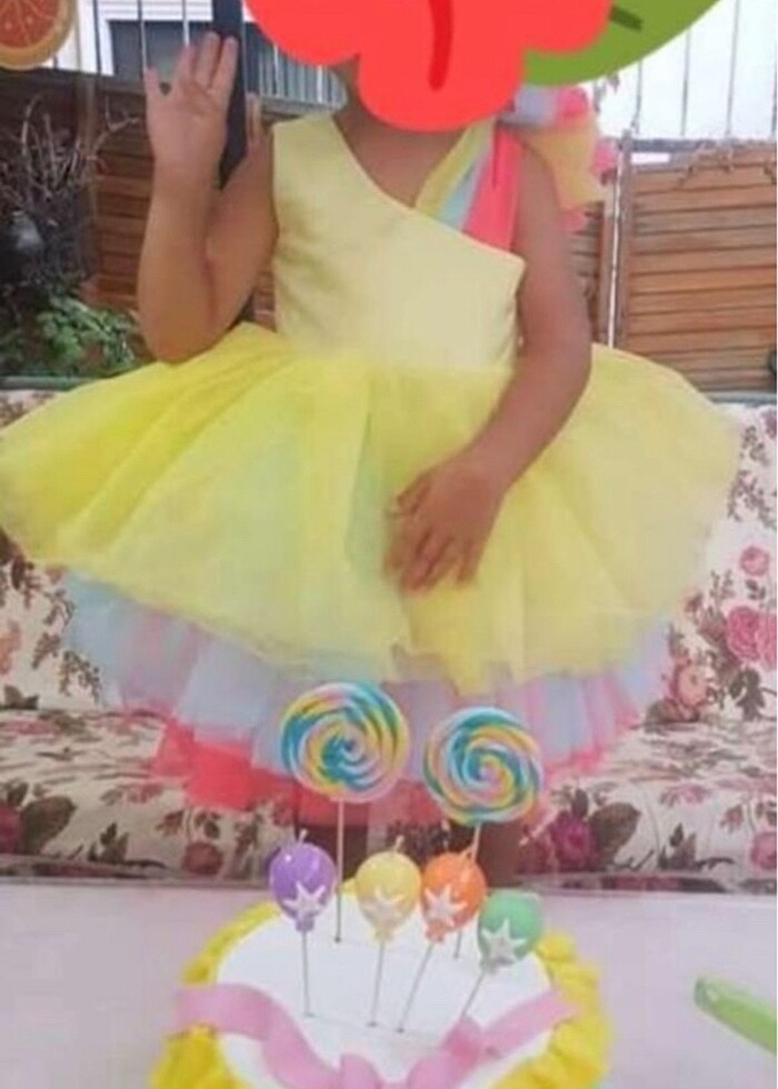 Pixlove tütü elbise 4/5 yaş - Görsel 2