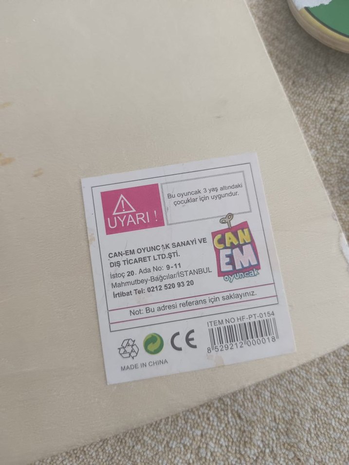 Çocuklar için Renkli Tahta Puzzle Seti - Görsel 3