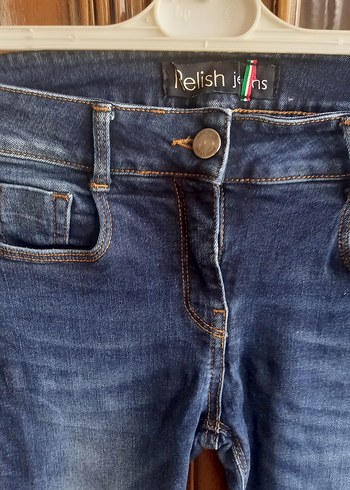 28 Beden Mavi Kadın Kot Pantolon Normal Boy