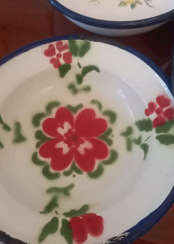 emaye tabaklar ve kupa - Görsel 2