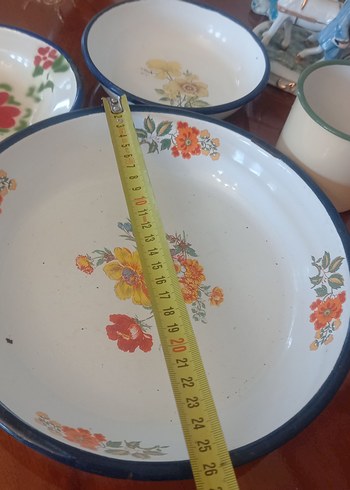 emaye tabaklar ve kupa - Görsel 6