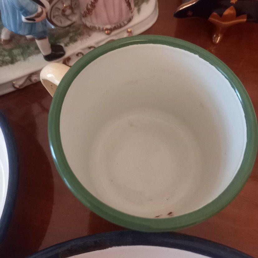 emaye tabaklar ve kupa - Görsel 5