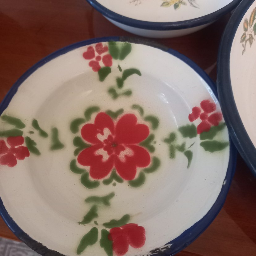 emaye tabaklar ve kupa - Görsel 2