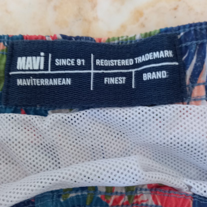 Renkli Bohem Desenli Erkek Mini Mayo - Görsel 3