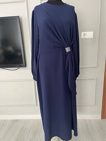50 Beden lacivert Renk Kadın elbise