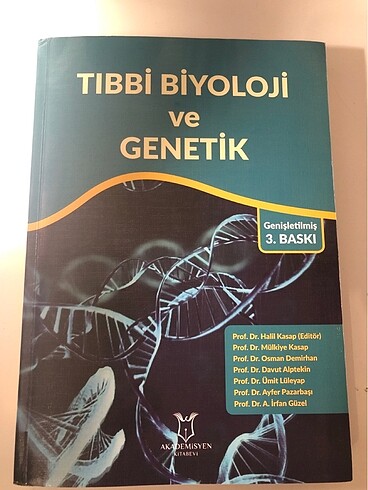 Tıbbi biyoloji ve genetik kitap