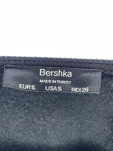 s Beden siyah Renk Bershka Sweatshirt %70 İndirimli.