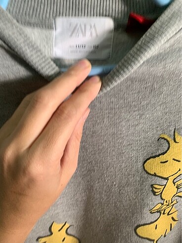 34 Beden gri Renk Snopy sweat elbise
