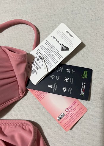 Pembe Mini Fırfırlı Bikini Takımı - Görsel 3