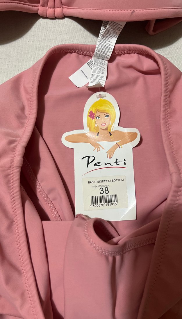 Pembe Mini Fırfırlı Bikini Takımı - Görsel 5