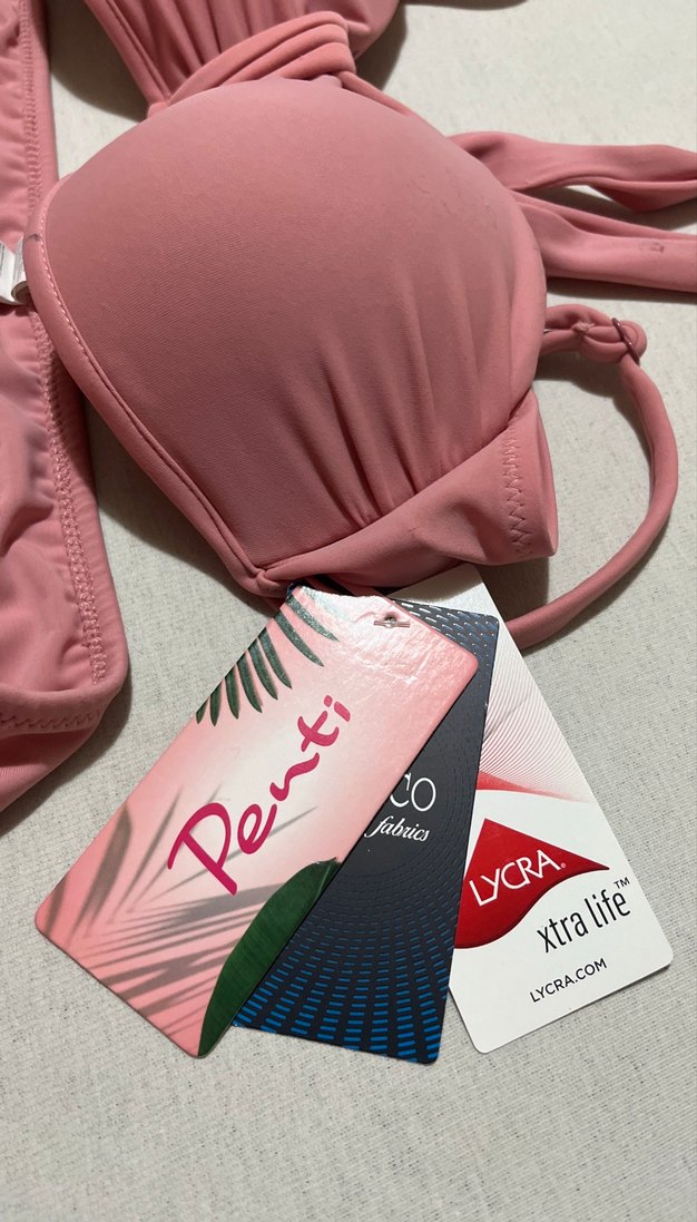 Pembe Mini Fırfırlı Bikini Takımı - Görsel 4