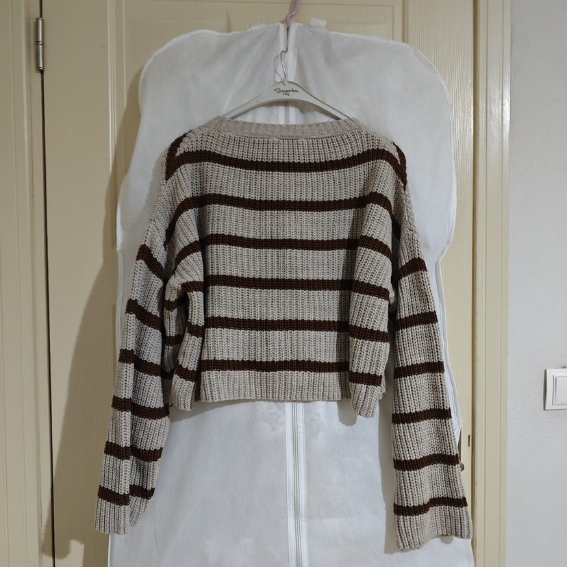 Örgü Kadın Kazak - Görsel 4