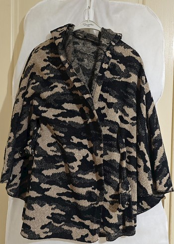 Kahverengi Kamuflaj Desenli  Panço - Görsel 8