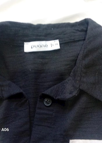 Nakışlı Siyah Bohem Kadın Gömlek - Görsel 2