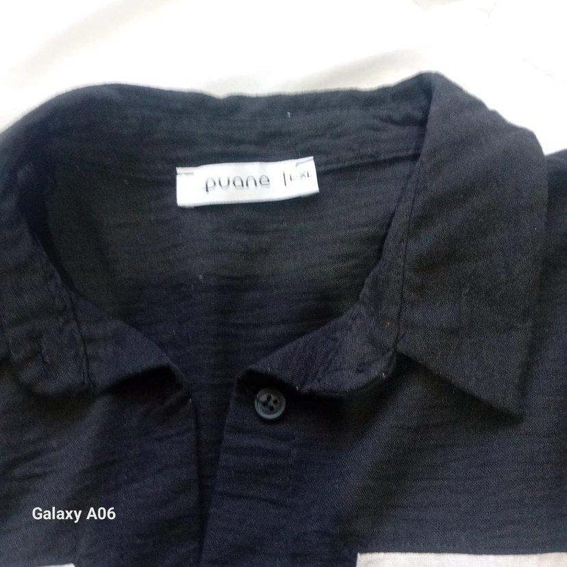 Nakışlı Siyah Bohem Kadın Gömlek - Görsel 2