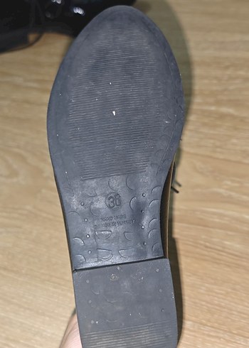 Siyah Deri Goth Kadın Botlar - Görsel 7