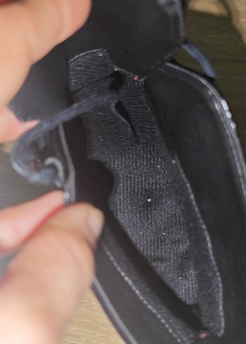 Siyah Deri Goth Kadın Botlar - Görsel 6