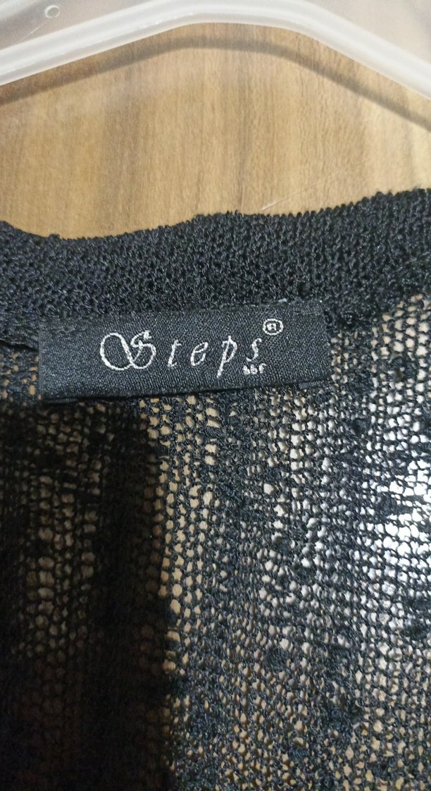 Siyah Örgü Kız Bolero - Görsel 2