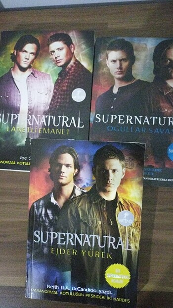 SUPERNATURAL KİTAP SERİSİ 3 KİTAP 