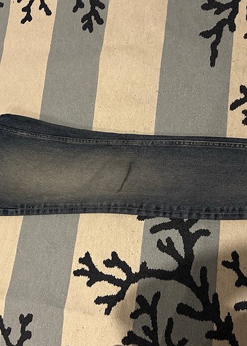 Calvin Klein Calvin Klein Kadın Lacivert Denim Dar Kesim Ara Bel Jean